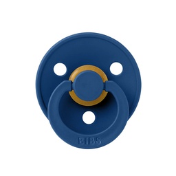 Bibs - Tétine caoutchouc naturel - Bleu Electrique - Taille 1