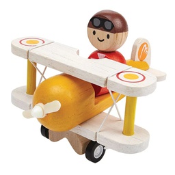 Plan Toys - Avion classique en bois - 3 ans et +