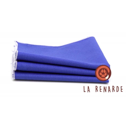 La Renarde - Lot de 10 mouchoirs tout mini - Bleu