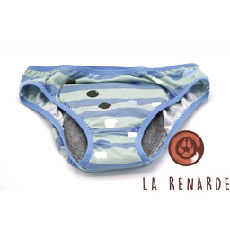 La Renarde - Culotte menstruelle marine - Taille 42