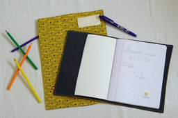 Cleo - Recouvre cahier en tissu A5 - Koala