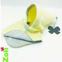 Zoli - Capuchon bébé polaire - 6-24 mois - Jaune/Gris