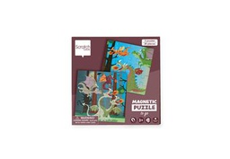 Scratch - Pack de 2 puzzles magnétiques - Thème dragons