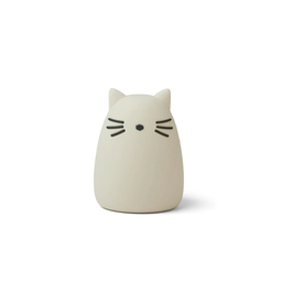 LIEWOOD - Veilleuse Winston chat en silicone - Sandy