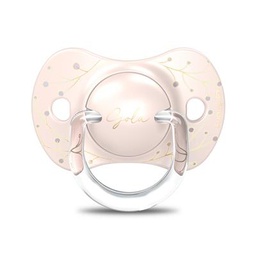 Suavinex - Tétine physiologique en silicone 0/6 mois - Gold Edition Rose Clair