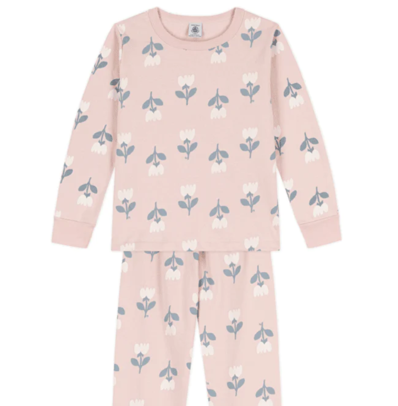 Petit bateau - Pyjama - Tulipes en molleton