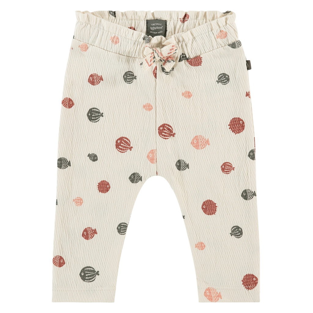 Babyface - Pantalon imprimé coquillage - Ivory