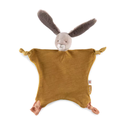 Moulin Roty - Doudou lapin ocre -Trois petits lapin