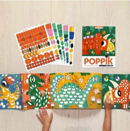 Poppik - Poster Sticker - Dinosaures