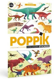 Poppik - Mon poster en stickers - Dinosaures