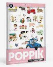 Poppik - Mon mini poster en stickers - La ferme