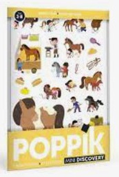 Poppik - Mon mini poster en stickers - Le poney-club