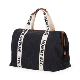 Childhome - Sac à langer Mommy - Signature Toile - Noir