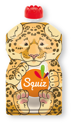 Squiz - Gourde compote réutilisable - Jaguar
