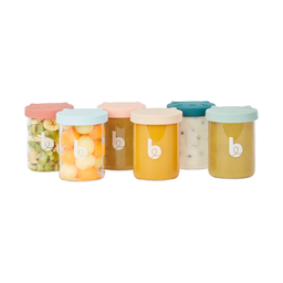 [A004314] Babymoov - ISY BOWLS - Lot de 6 pots de conservation