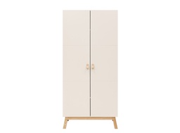 Bopita - Armoire 2 Portes Lines - Dune/Naturel