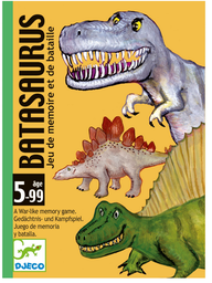 DJECO - Jeu de mémoire et de bataille - Batasaurus