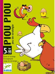 DJECO - Jeu de cartes de stratégie - Piou Piou - 5 ans +