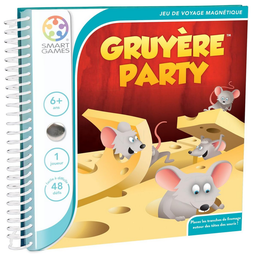 Smartgames - Gruyère party - Jeu de voyage magnétique