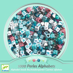 DJECO - 1000 Perles Alphabet - 5 à 10 ans