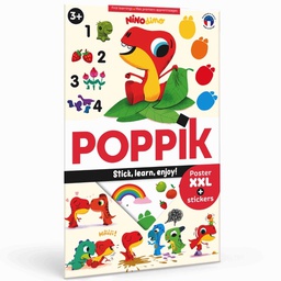 Poppik - Poster maternelle + 60 stickers