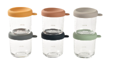 Béaba - Lot de 6 portions verre 250 ml