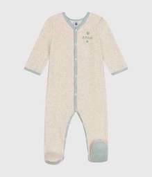 Petit bateau - Pyjama en velours - Dors bien - Beige