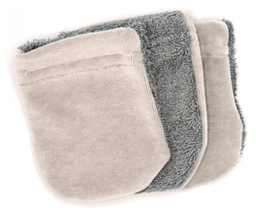 La Renarde - Lot de 3 gants démaquillants - Gris