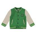 BABYFACE - Gilet bomber vert pour garçon
