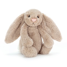 Jellycat - Bashful Beige Bunny - Peluche lapin beige (moyen)