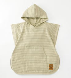 Cloby - UV Poncho UPF 50+ - Sandy Beach &amp; Peanut Brown - 3-5 ans