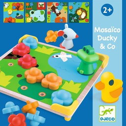 DJECO - Jeu Mosaïco Ducky &amp; Co - 2 ans +