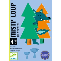 DJECO - Jeu de cartes de paires - Misti'loup - 4 à 7 ans