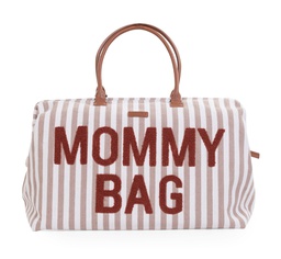 Childhome - Sac à langer Mommy Bag - Nude rayure/Terracotta