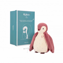 Kaloo - Peluche sonore manchot - Rose