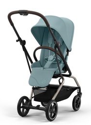 Cybex – Eezy S Twist+2 – Châssis Taupe Siège Stormy Blue