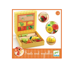 Djeco - Set de fruits et légumes à découper - 2 ans et +