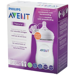 Avent - Biberon 2.0 Natural Response - 260 ml - plastique - 2 Pièces