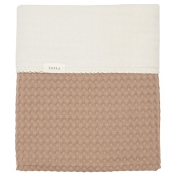 Koeka - Couverture Berceau cotton polaire - Amsterdam - Caffe