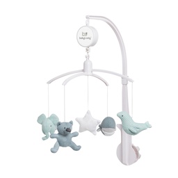 Baby's Only - Mobile bébé musical - Stonegreen/Mint/Blanc