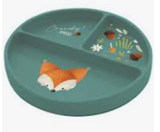 Sassi - Assiette en silicone - Renard