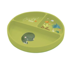 Sassi - Assiette en silicone - Dinosaure