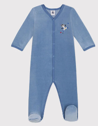 Petit Bateau - Pyjama en velours bébé - Espace