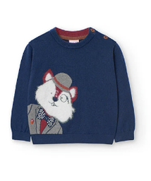 Boboli - Pull en tricot garçon - Renard