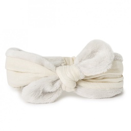 Babyshower - Turban polaire Bébé 0-1 mois - Ivory Powder