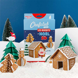 Chefclub Kids - Kit - Emporte-pièces - La maison d'hiver 3D