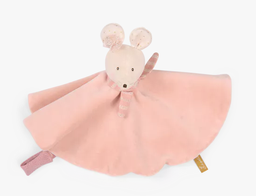 Moulin Roty - Doudou souris rose - Attache Tétine