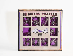 Eureka! - 10 Metal Puzzles - Mauve