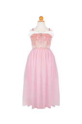 Great Pretenders - Robe de princesse velour rose