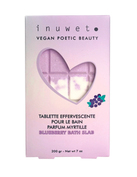 Inuwet - Tablette effervescente pour le bain - Myrtille